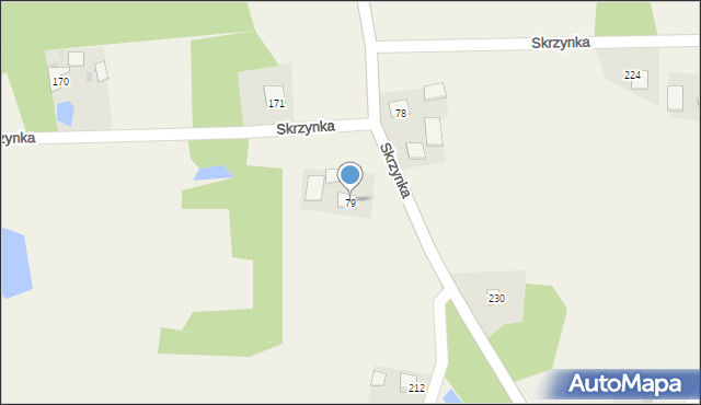 Skrzynka, Skrzynka, 79, mapa Skrzynka