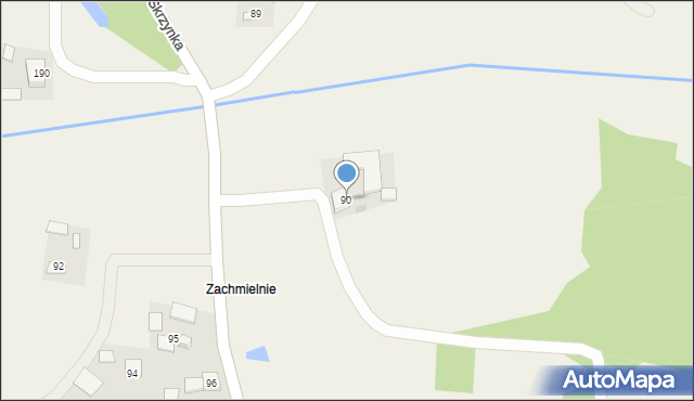 Skrzynka, Skrzynka, 90, mapa Skrzynka