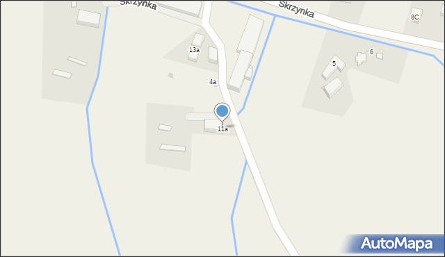 Skrzynka, Skrzynka, 11a, mapa Skrzynka