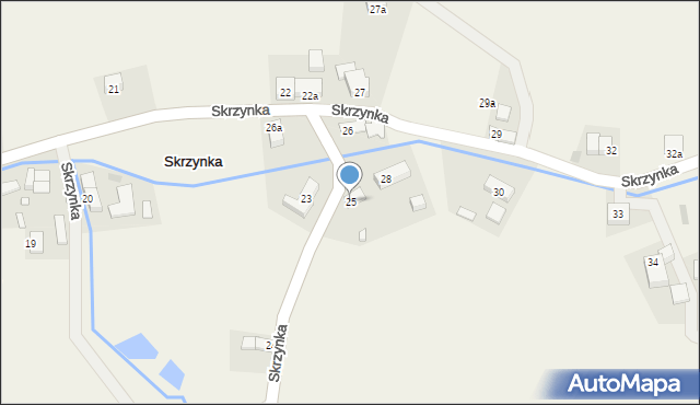 Skrzynka, Skrzynka, 25, mapa Skrzynka