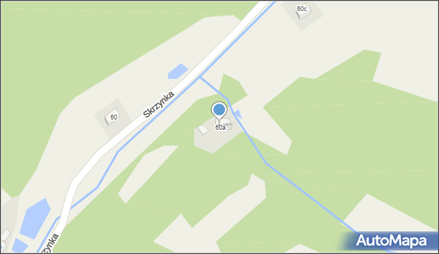 Skrzynka, Skrzynka, 60a, mapa Skrzynka