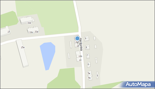 Skrzynka, Skrzynka, 18a, mapa Skrzynka