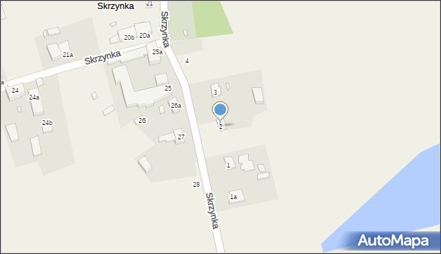 Skrzynka, Skrzynka, 2, mapa Skrzynka