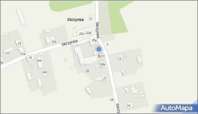 Skrzynka, Skrzynka, 25, mapa Skrzynka