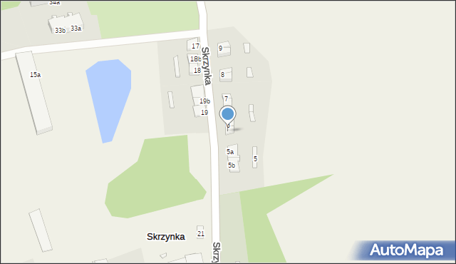 Skrzynka, Skrzynka, 6a, mapa Skrzynka