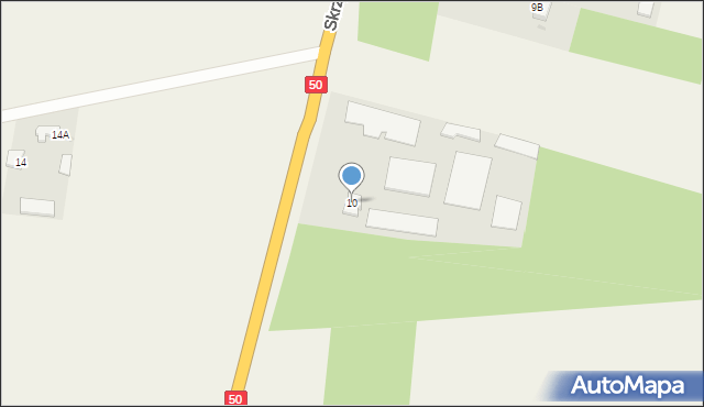 Skrzynki, Skrzynki, 10, mapa Skrzynki