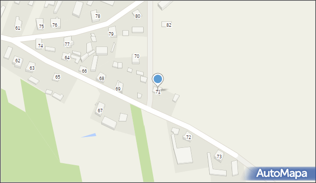 Skrzynki, Skrzynki, 71, mapa Skrzynki