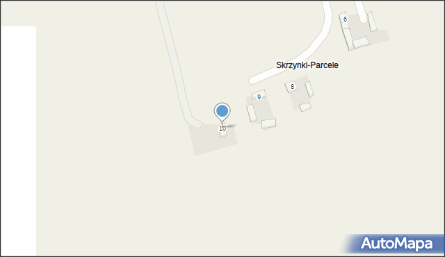 Skrzynki, Skrzynki, 10, mapa Skrzynki