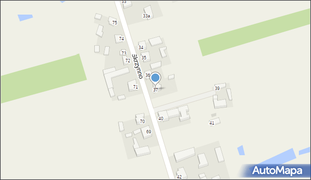Skrzynno, Skrzynno, 37, mapa Skrzynno