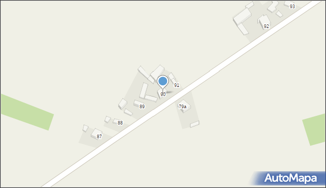 Skrzynno, Skrzynno, 90, mapa Skrzynno