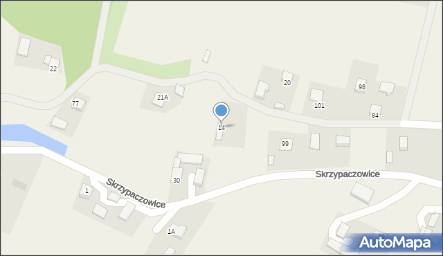 Skrzypaczowice, Skrzypaczowice, 14, mapa Skrzypaczowice