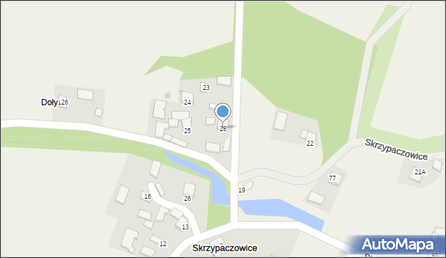 Skrzypaczowice, Skrzypaczowice, 28, mapa Skrzypaczowice