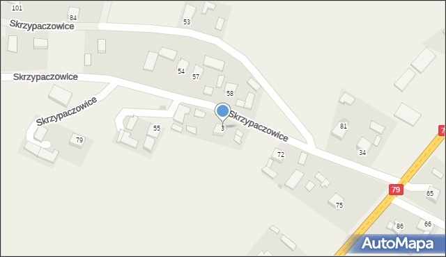 Skrzypaczowice, Skrzypaczowice, 3, mapa Skrzypaczowice