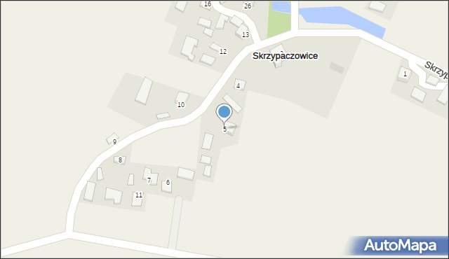 Skrzypaczowice, Skrzypaczowice, 5, mapa Skrzypaczowice