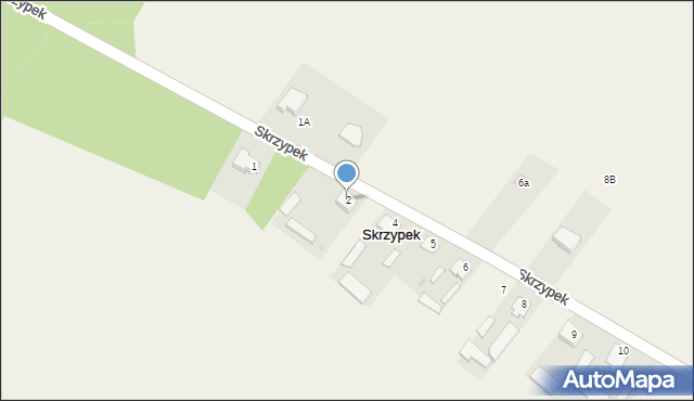Skrzypek, Skrzypek, 2, mapa Skrzypek