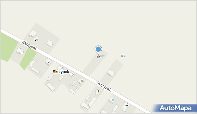 Skrzypek, Skrzypek, 6a, mapa Skrzypek