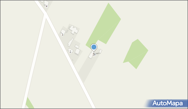 Skrzypiów, Skrzypiów, 2b, mapa Skrzypiów