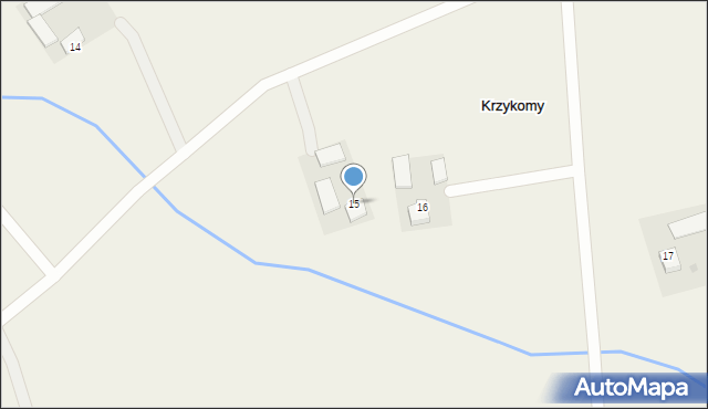 Skrzypkowo, Skrzypkowo, 15, mapa Skrzypkowo