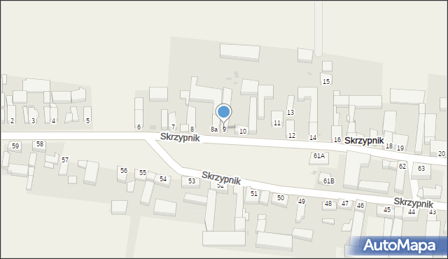 Skrzypnik, Skrzypnik, 9, mapa Skrzypnik