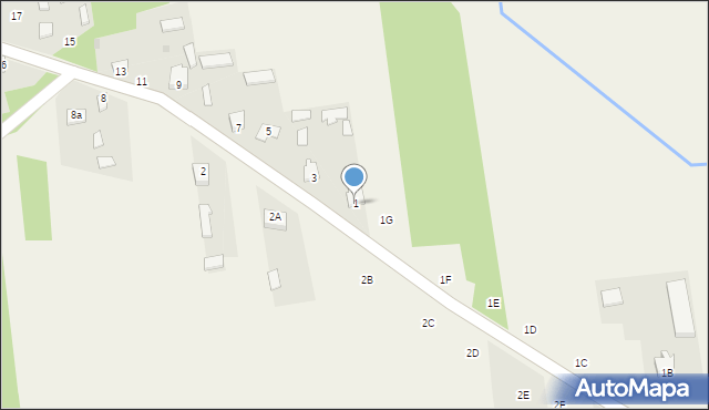 Skrzyszów, Skrzyszów, 1, mapa Skrzyszów