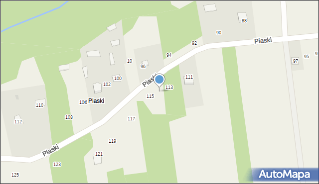 Skrzyszów, Skrzyszów, 115a, mapa Skrzyszów