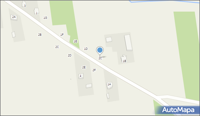 Skrzyszów, Skrzyszów, 1C, mapa Skrzyszów