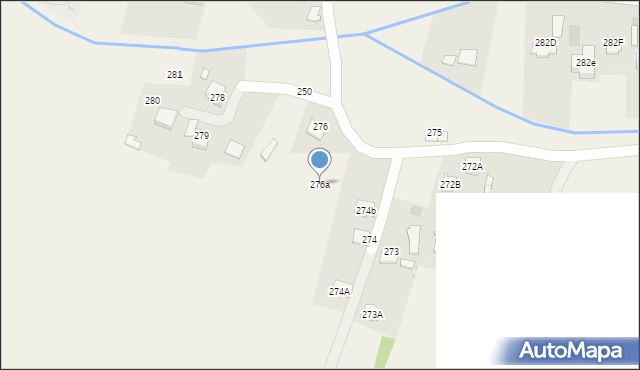 Skrzyszów, Skrzyszów, 276a, mapa Skrzyszów