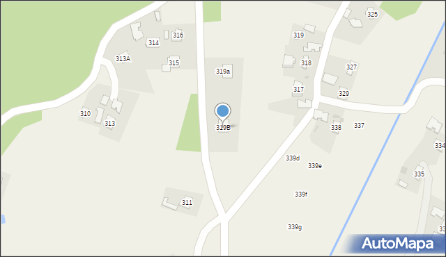 Skrzyszów, Skrzyszów, 319B, mapa Skrzyszów