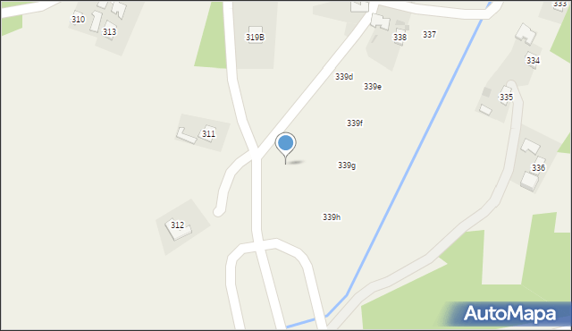 Skrzyszów, Skrzyszów, 339a, mapa Skrzyszów