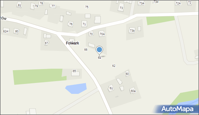 Skrzyszów, Skrzyszów, 64, mapa Skrzyszów