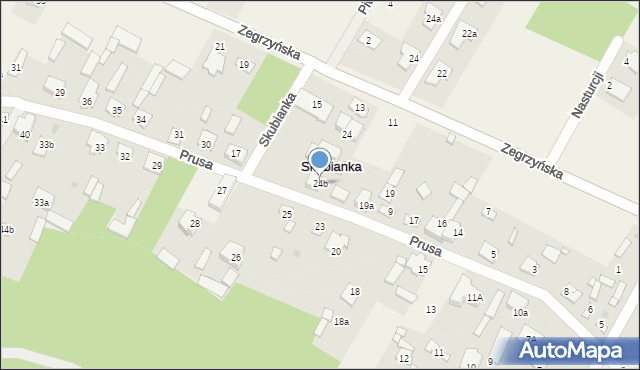 Skubianka, Skubianka, 24b, mapa Skubianka
