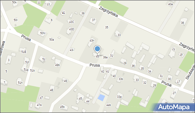 Skubianka, Skubianka, 43, mapa Skubianka