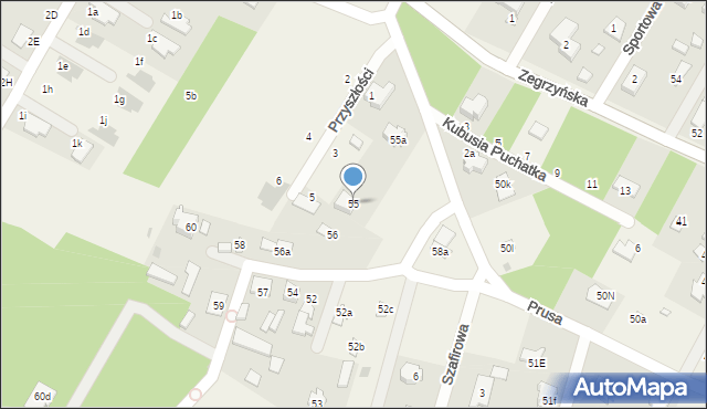 Skubianka, Skubianka, 55, mapa Skubianka