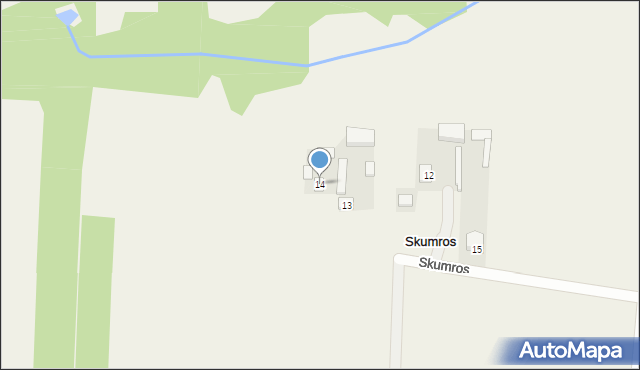 Skumros, Skumros, 14, mapa Skumros