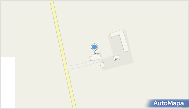 Skupie, Skupie, 40, mapa Skupie