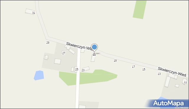 Skwierczyn-Dwór, Skwierczyn-Dwór, 21, mapa Skwierczyn-Dwór