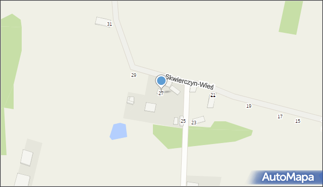 Skwierczyn-Dwór, Skwierczyn-Dwór, 27, mapa Skwierczyn-Dwór