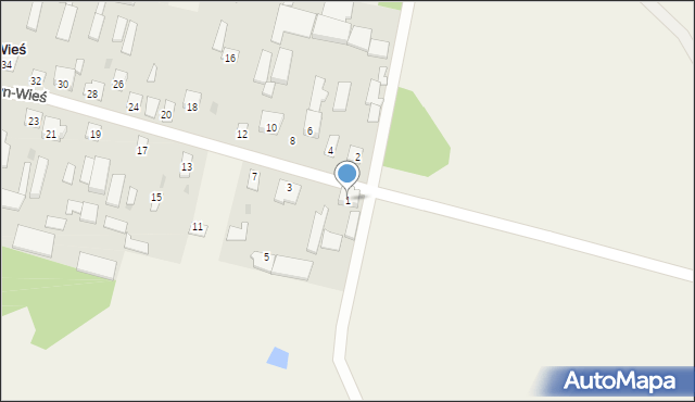 Skwierczyn-Wieś, Skwierczyn-Wieś, 1, mapa Skwierczyn-Wieś