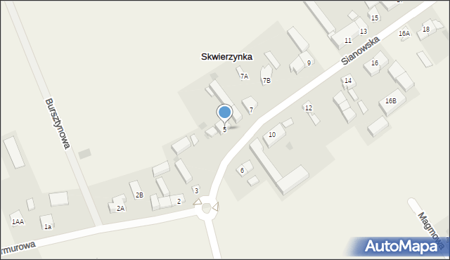 Skwierzynka, Skwierzynka, 5, mapa Skwierzynka