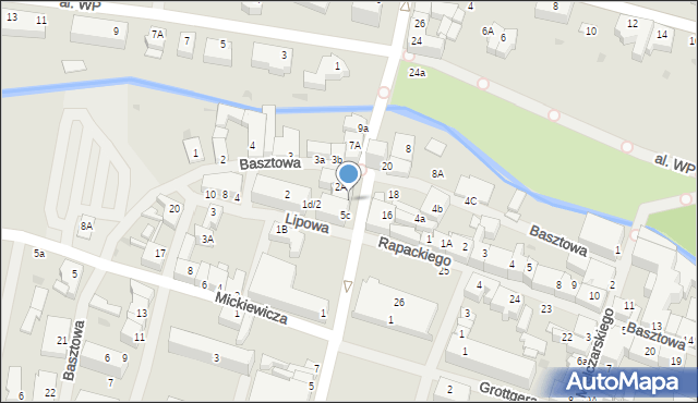 Sławno, Skłodowskiej-Curie Marii, 5b, mapa Sławno