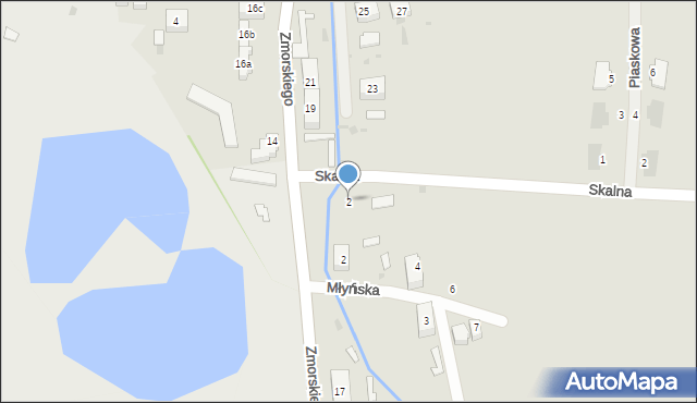 Sobótka, Skalna, 2, mapa Sobótka