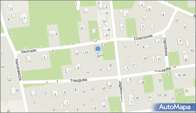 Sokolniki-Las, Skorupki Ignacego Jana, ks., 14, mapa Sokolniki-Las