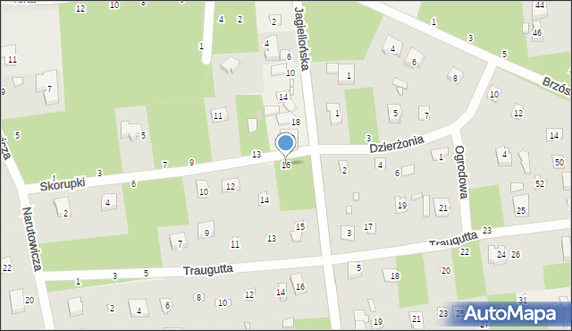 Sokolniki-Las, Skorupki Ignacego Jana, ks., 16, mapa Sokolniki-Las