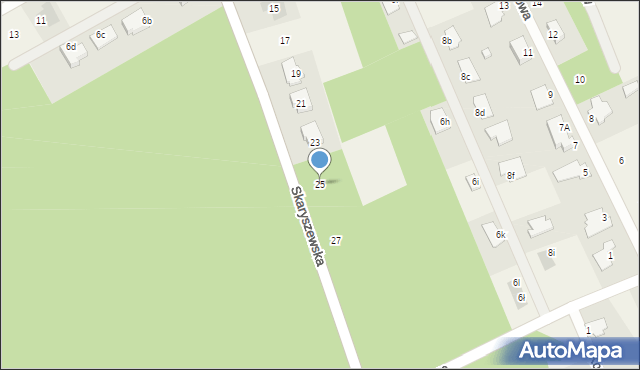 Sołtyków, Skaryszewska, 25, mapa Sołtyków