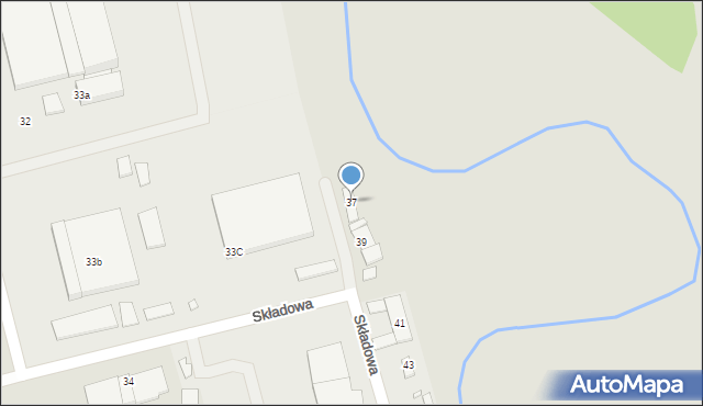 Starachowice, Składowa, 37, mapa Starachowic