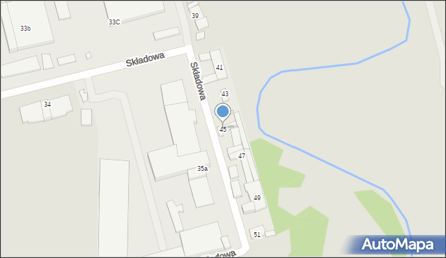 Starachowice, Składowa, 45, mapa Starachowic