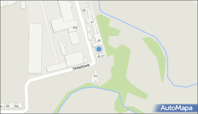 Starachowice, Składowa, 51, mapa Starachowic