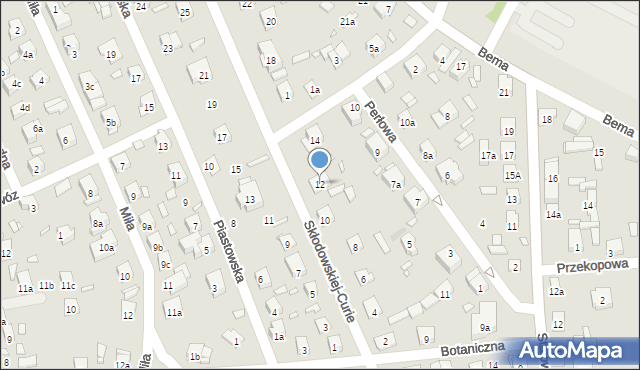 Starachowice, Skłodowskiej-Curie Marii, 12, mapa Starachowic