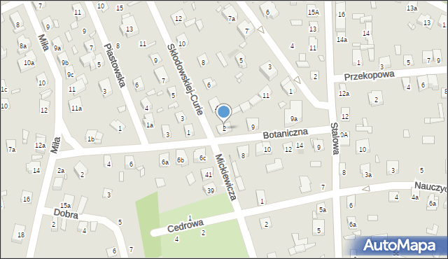 Starachowice, Skłodowskiej-Curie Marii, 2, mapa Starachowic