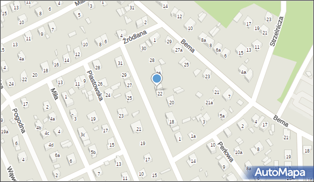 Starachowice, Skłodowskiej-Curie Marii, 24, mapa Starachowic